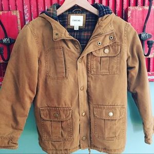 Boy coat Cherokee Med 8/10 Lined With Hood